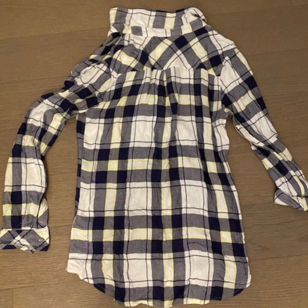 Rails Hunter Plaid Button Down In Navy/ Yellow - image 6